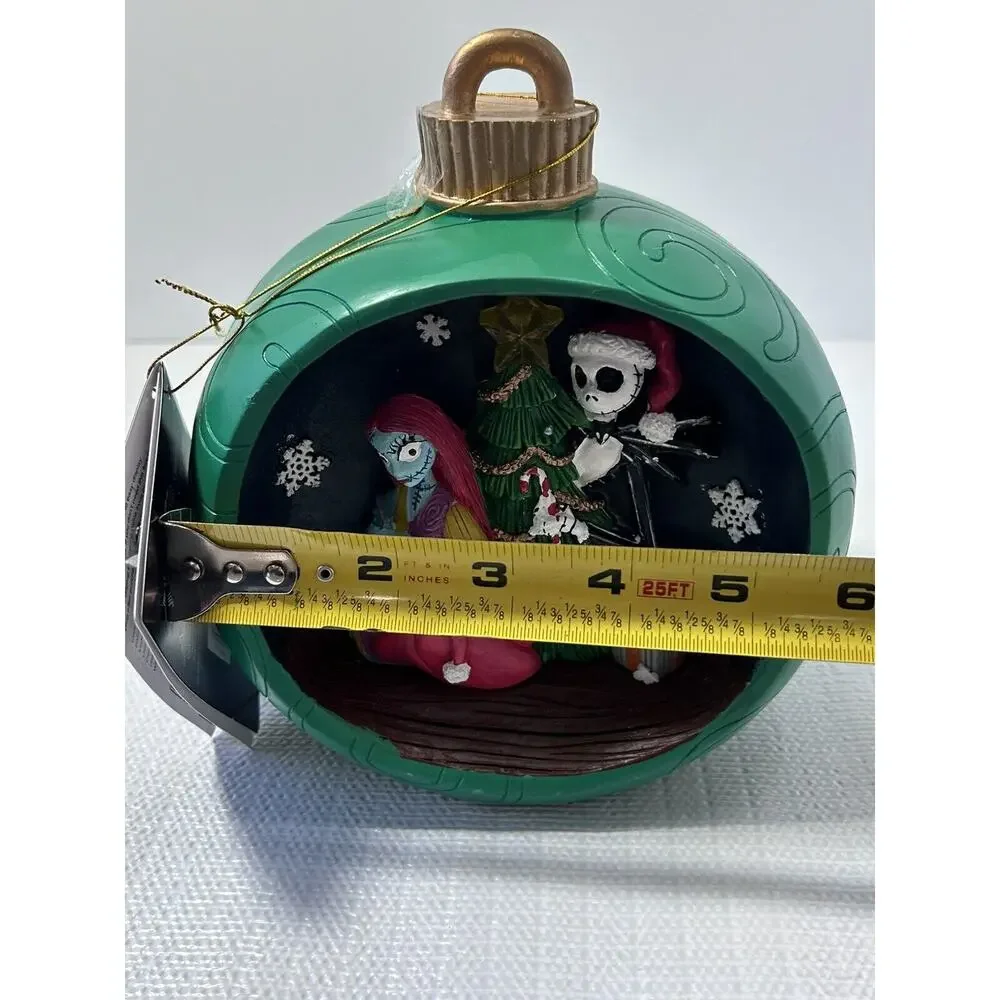 The Nightmare‎ Before Christmas Jack & Sally Light Up Ornament Scene 2024